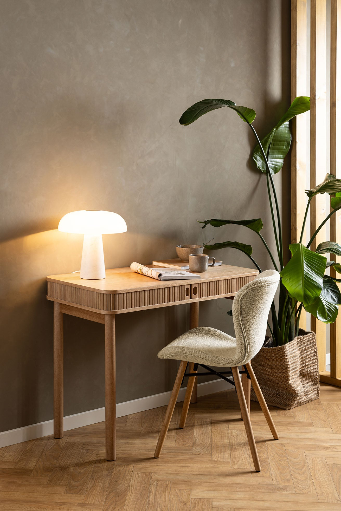 Mena Bureau - 100 x 50cm - Eiken