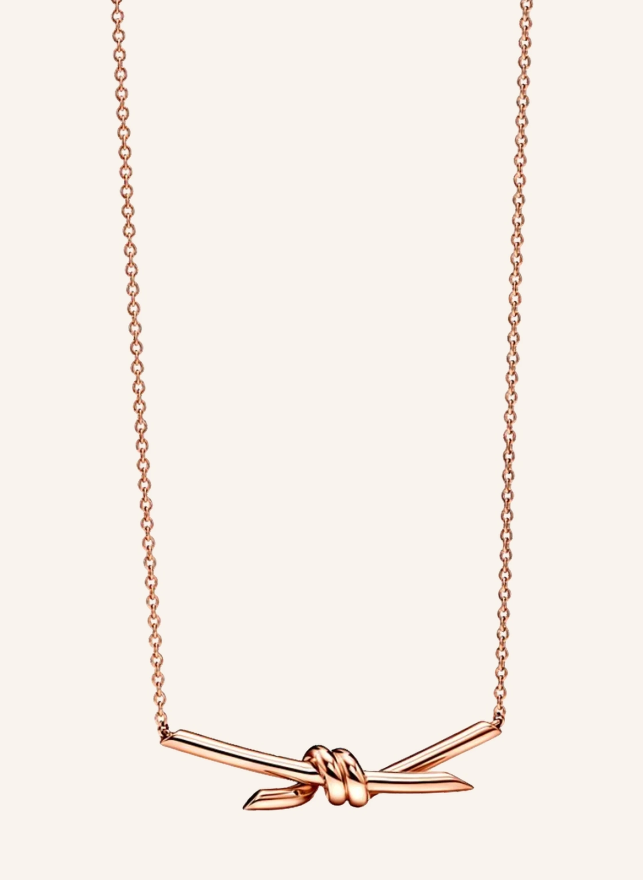TIFFANY & Co. Tiffany Knot HALSKETTE aus 18 Karat Roségold