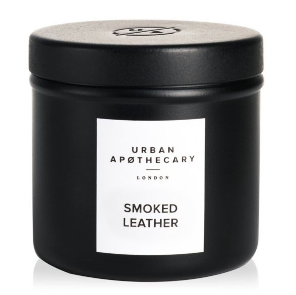 Urban Apothecary Luxury Iron Travel Candle - Smoked Leather