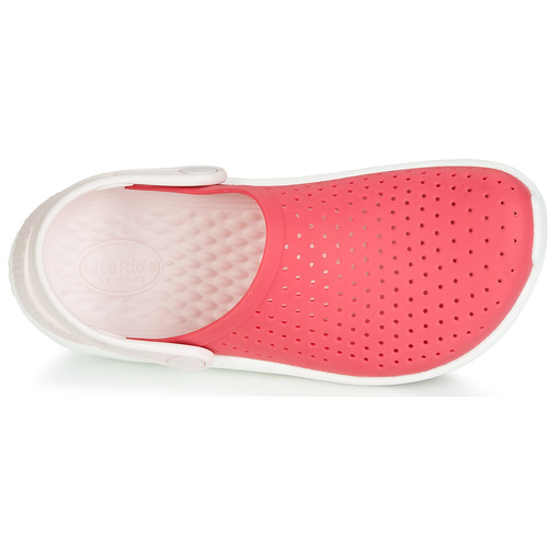 Crocs - LITERIDE CLOG K - Rouge / blanc