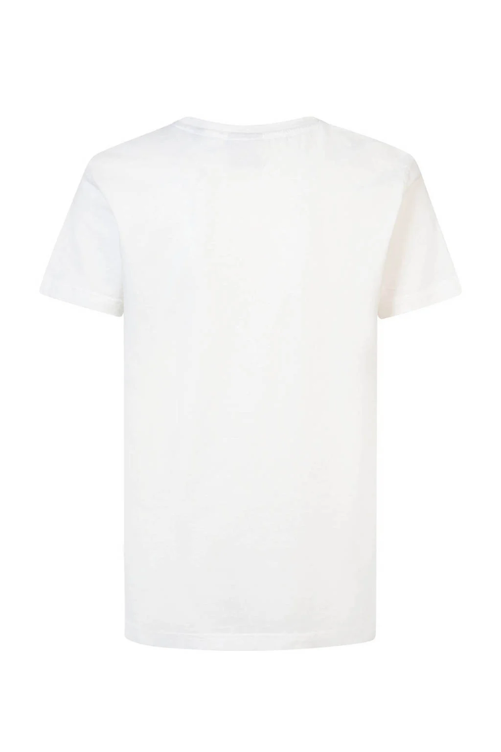 Petrol Industries T-shirt met logo wit/oranje