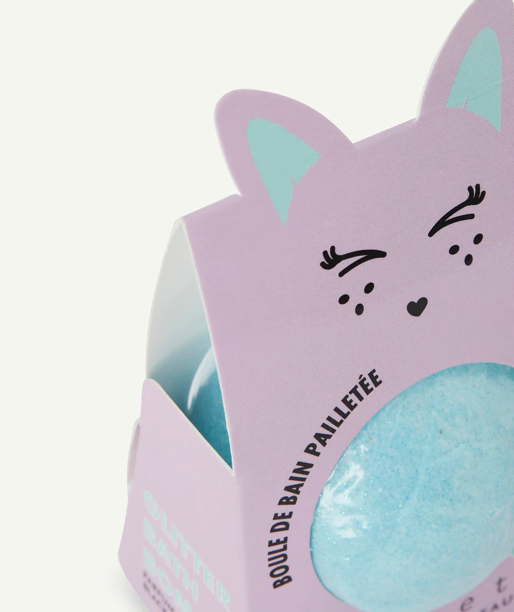 INUWETBOULE DE BAIN BLEUE PAILLETÉE CASSIS FILLE
