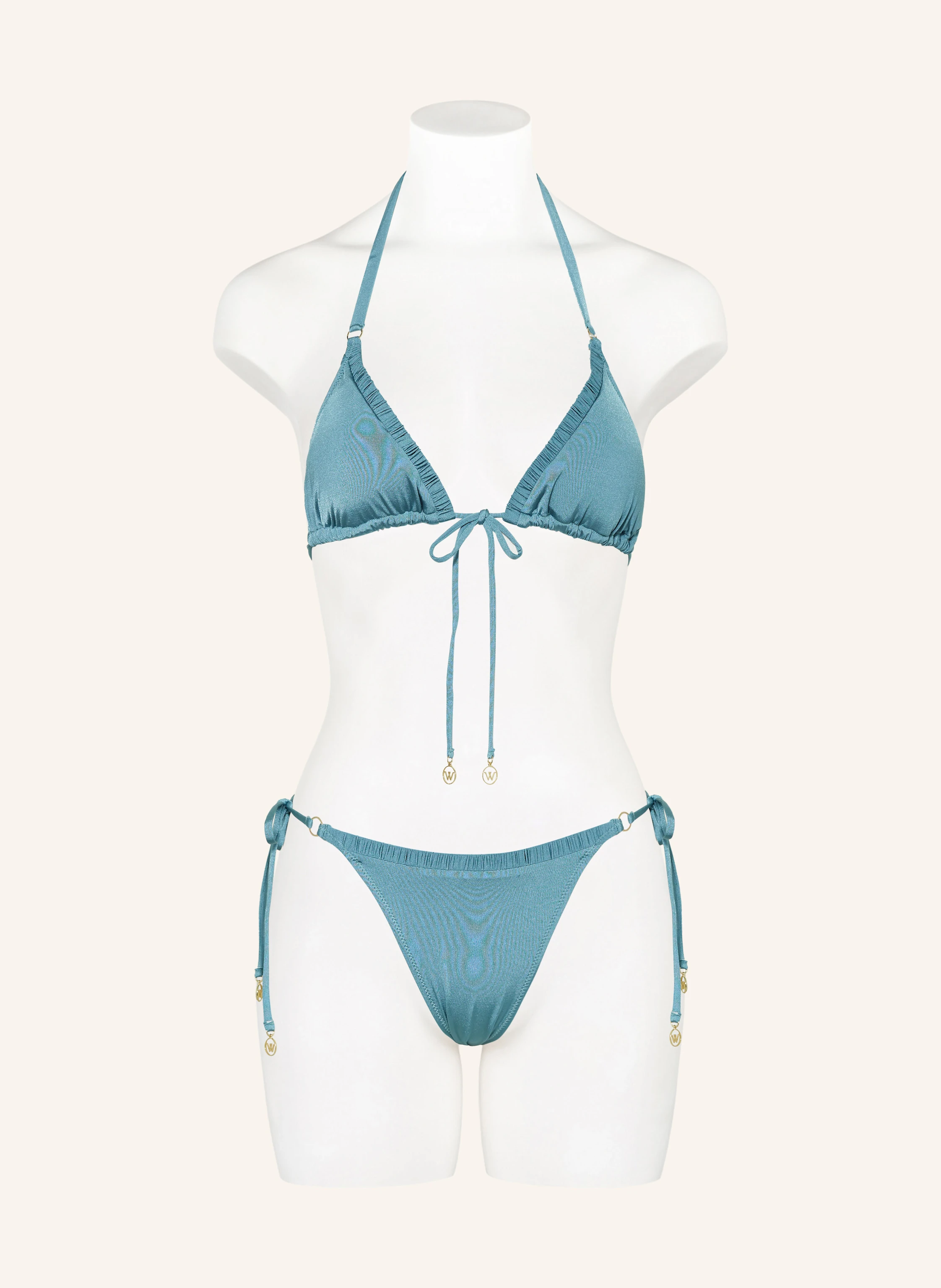 watercult Triangel-Bikini-Top SHIMMERING SOLIDS