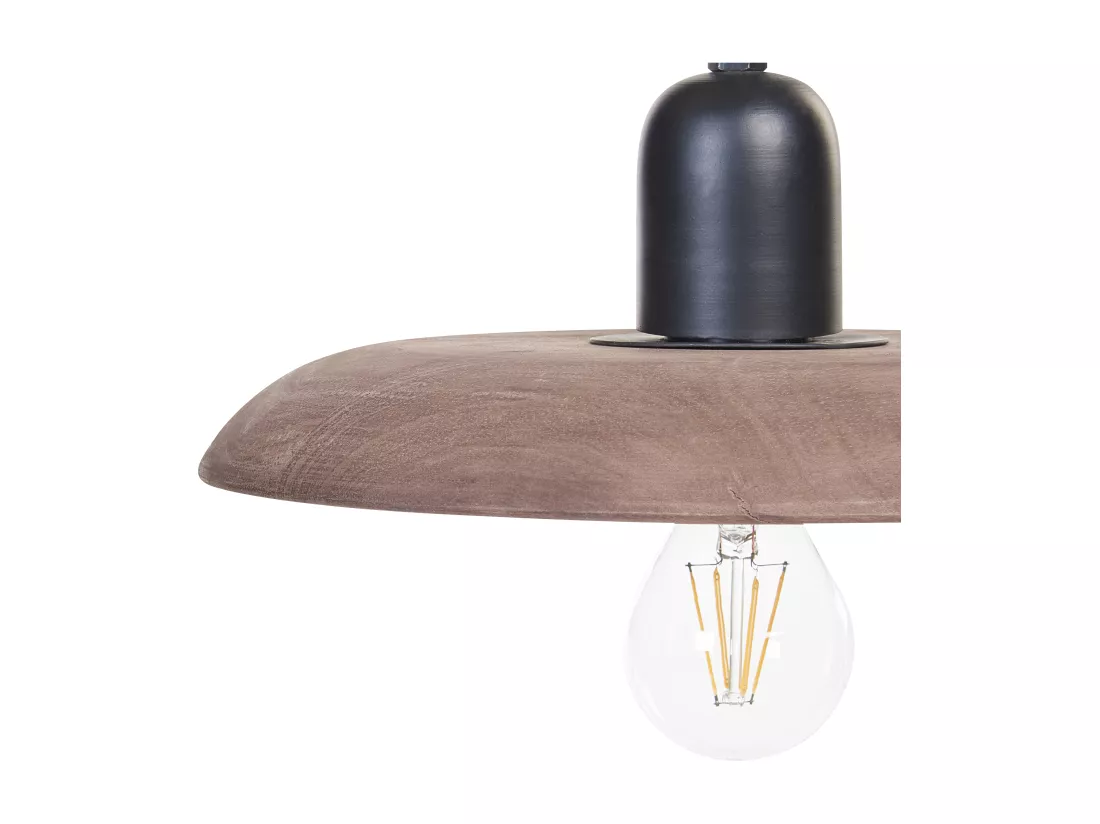 Lampe suspension MANJEERA Bois Marron foncé
