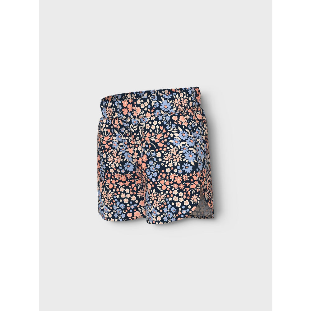 Køb Name It Dark Sapphire Flower Power Vinaya Shorts Noos