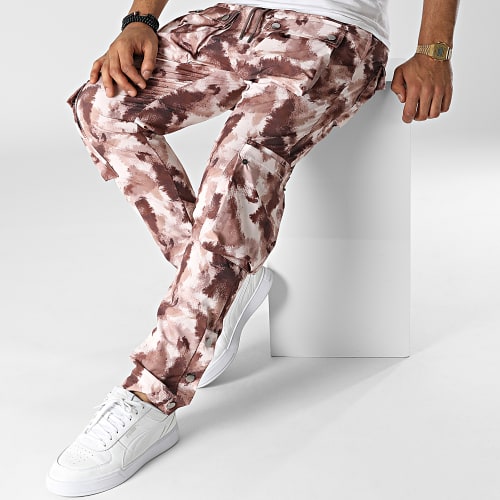 Pantalon Cargo LL724 Marron Beige