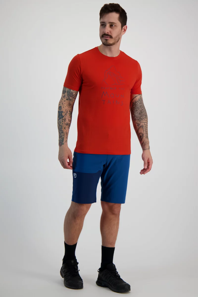 Ortovox 150 Cool MTN Protector TS Merino Herren T-Shirt