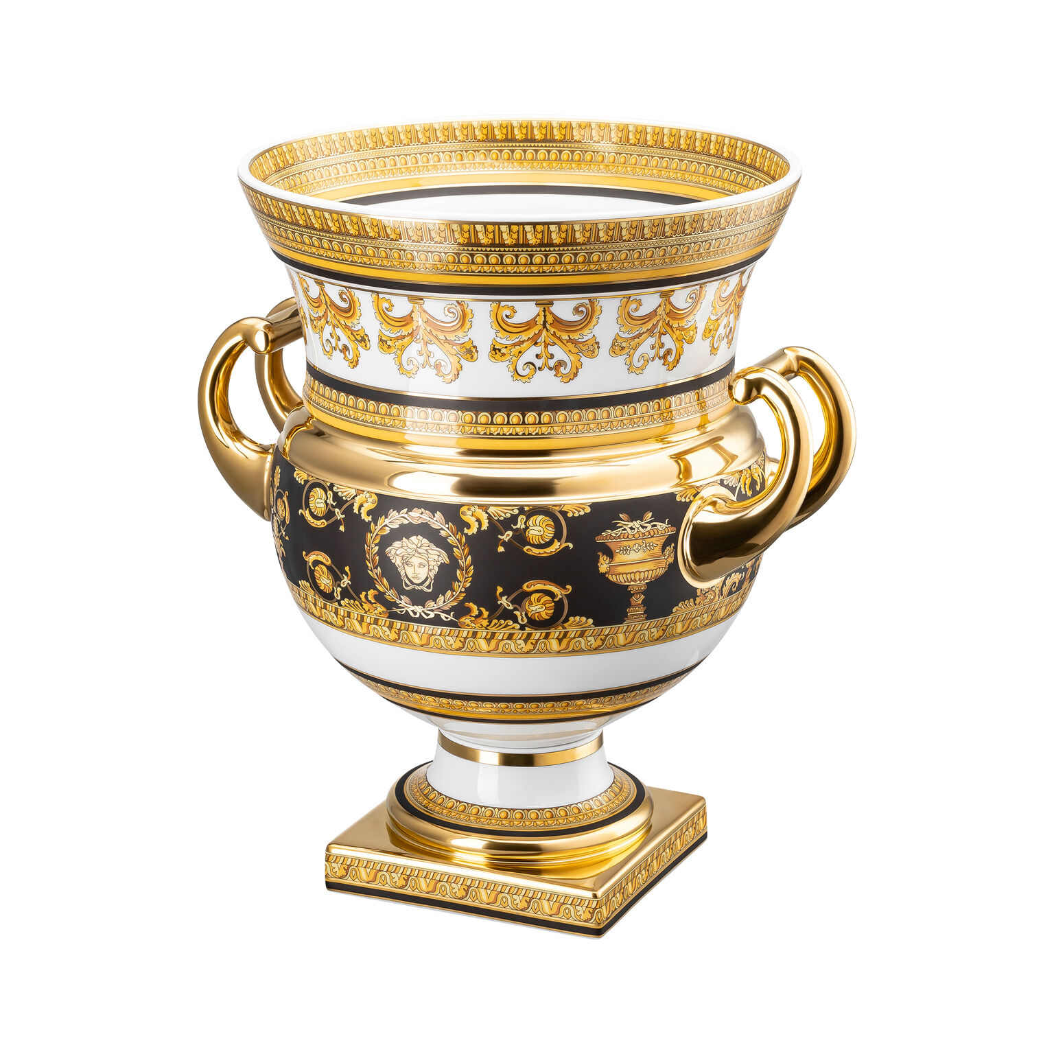 Amphora I Love Baroque Vase auf Fuß 33 cm