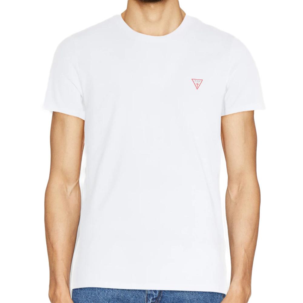Guess T-shirt Blanc Homme Guess Core