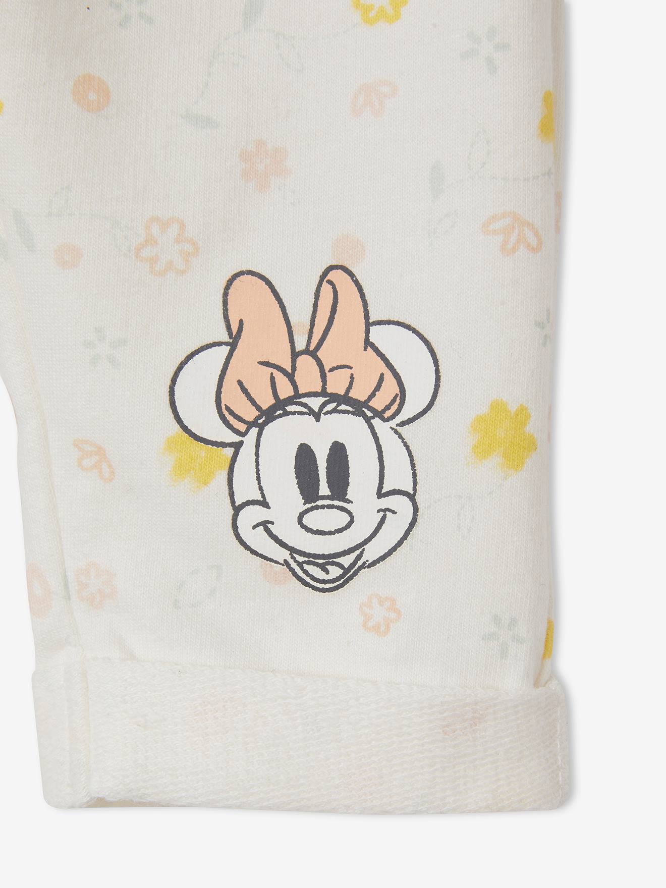 Leggings DS® Minnie Mouse para Bebê, Brancas com Estampa