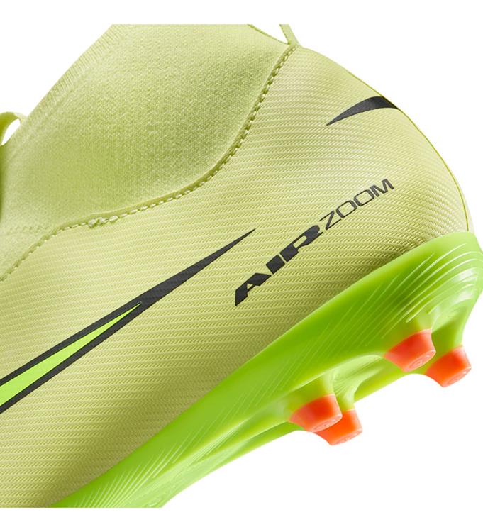 Nike JR ZOOM SUPERFLY 10 ACAD FGMG FQ804-300 LIMELIGHT-VOLT-HYPER-CRIMSON