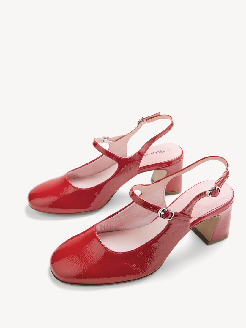 Slingpumps - rood