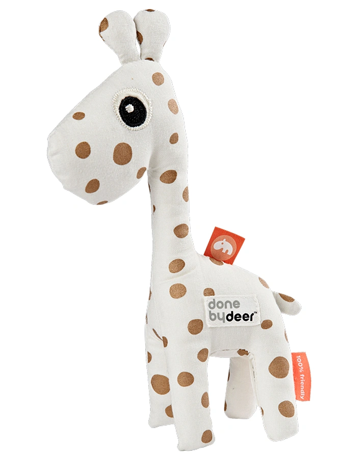 Rassel RAFFI W GOLD DOTS in weiß