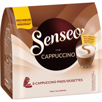 Senseo Cappuccino Koffiepads 8 Stuks 92 g