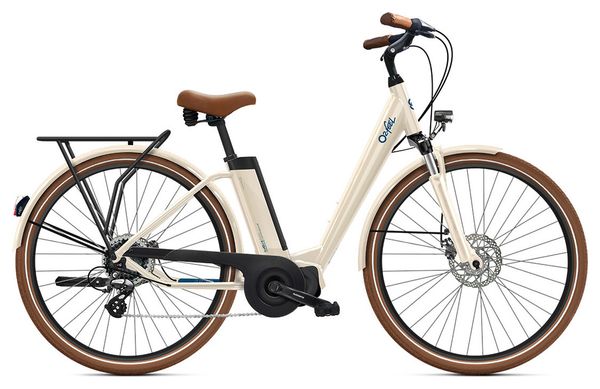Vélo de Ville Électrique O2 Feel iVog City Up 4.1 Shimano Altus 8V 400 Wh 26'' Blanc Lin