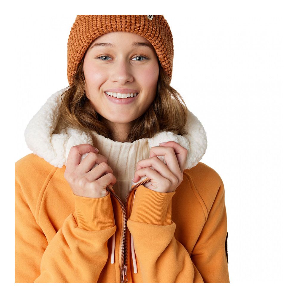 Rip Curl VELOUCHI SHERPA FLEECE - Polaire Femme orange