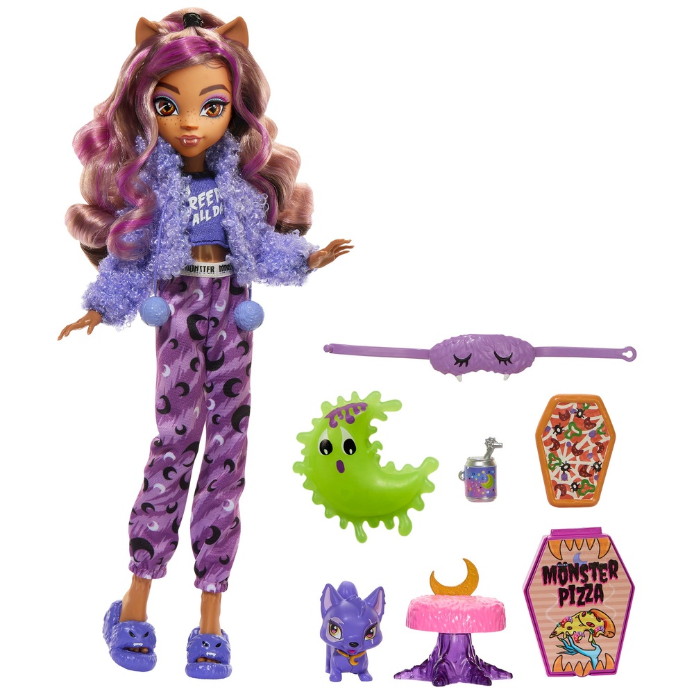 Monster High Creepover Party Clawdeen Puppe