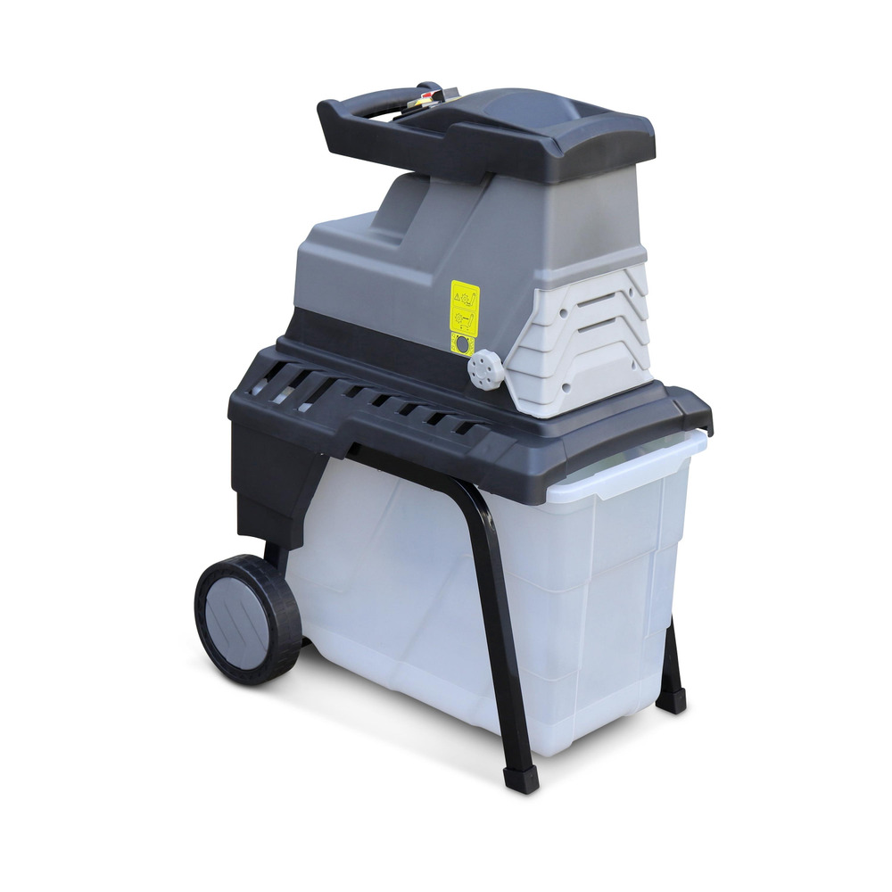 Voltr – broyeur de branches électrique à rotor – moteur 2800w à induction. Avec bac de récupération 55l. Puissant et silencieux