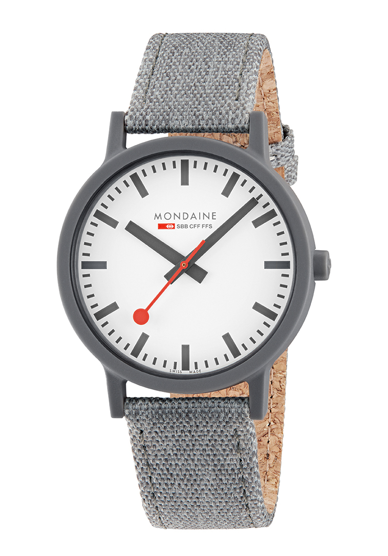 Mondaine SBB Essence Grey Armbanduhr Anthrazit MS1.41110.LU