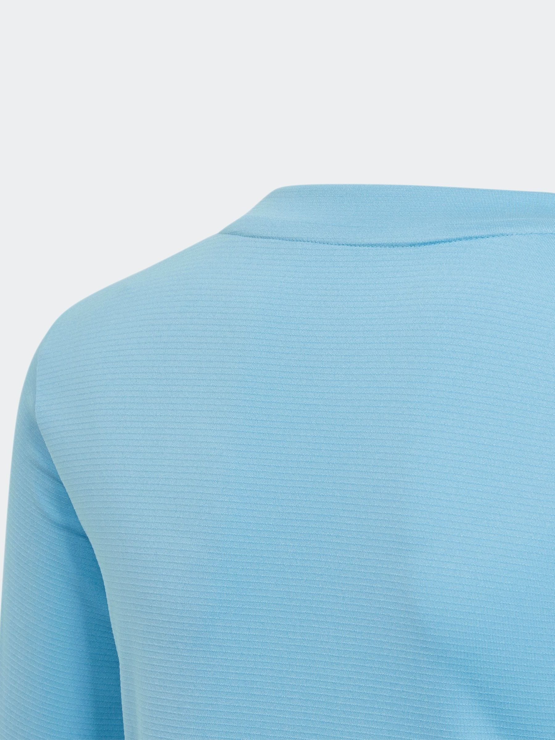 Lichtblauw - Adidas - Team Base T-shirt