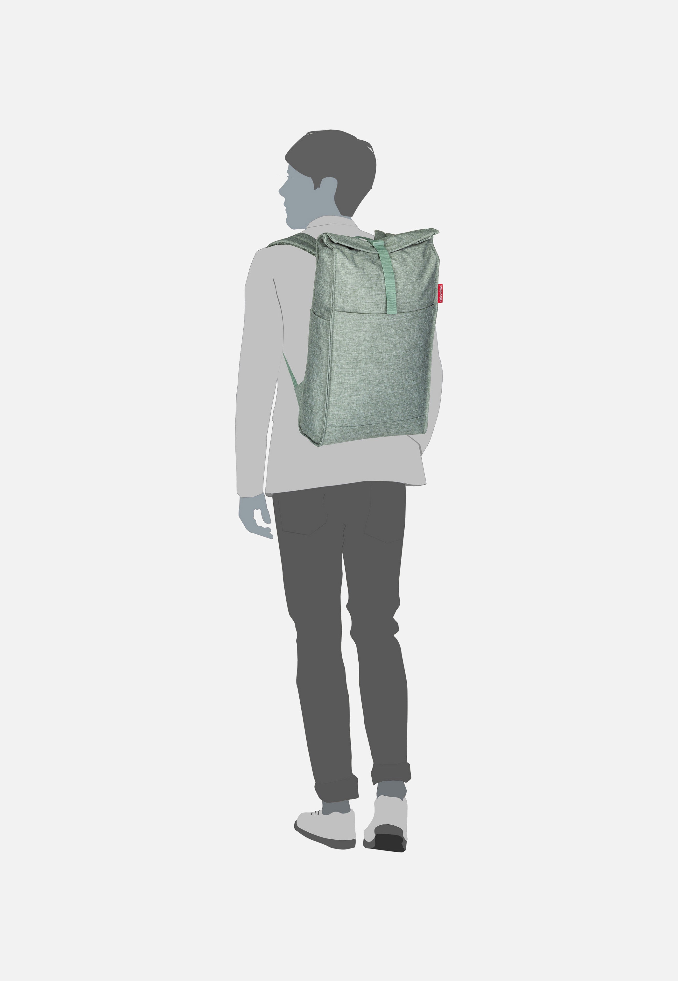 urban Twist Sage - Rolltop Rucksack