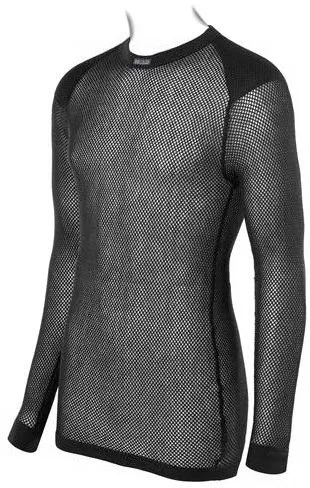 Brynje Unisex Wool Thermo Shirt with Inlay Black