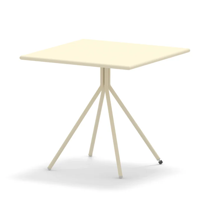 Vermobil - Twist Tisch, 80 x 80 cm, weiss