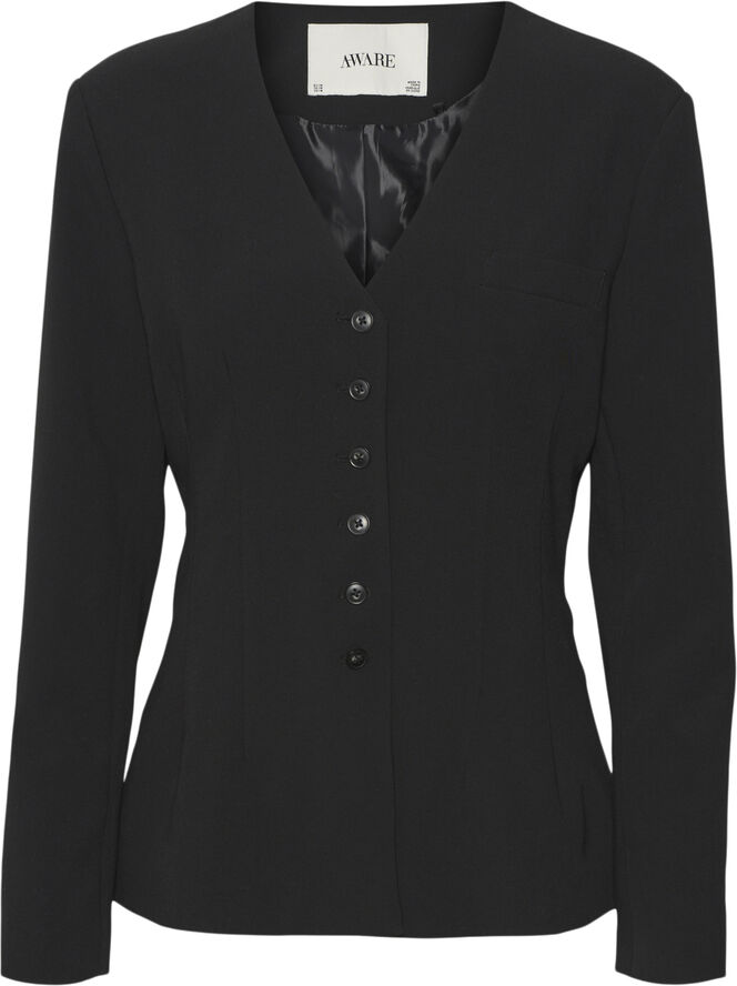 Vero Moda VMOCEANNA LS V-NECK BLAZER VMA Black