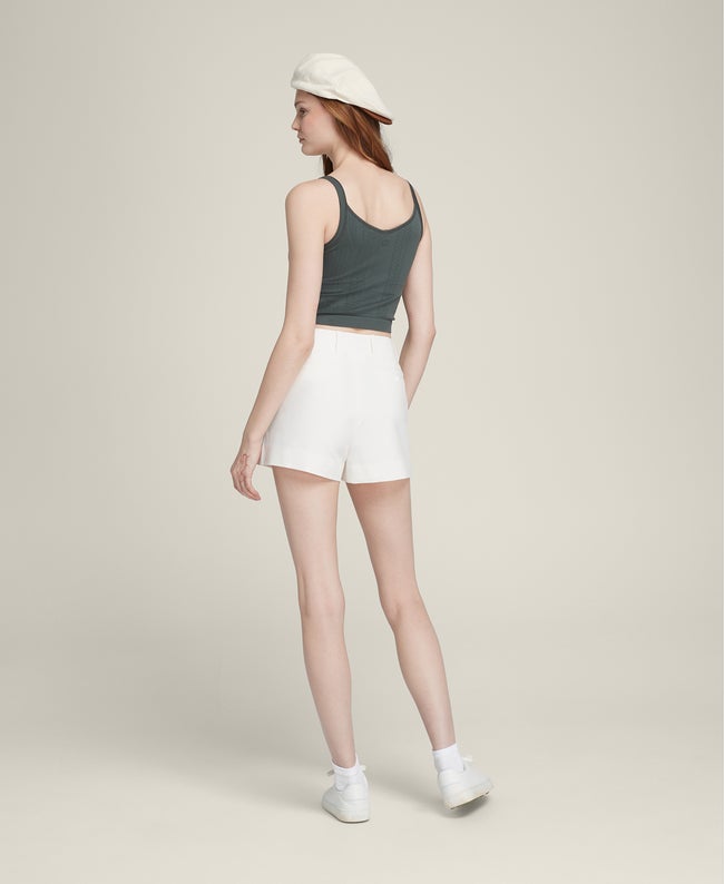 Pintuck Short