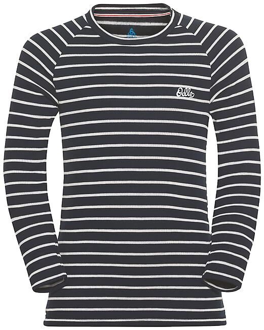 ODLO - TS ML COL ROND ACTIVE WARM ECO KIDS STRIPES BI TOP
