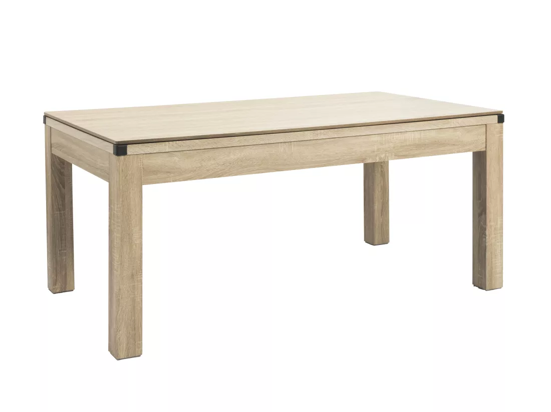 Table transformable Billard & Ping-pong - Coloris naturel clair - L182 x l102 x H80 cm - HENK