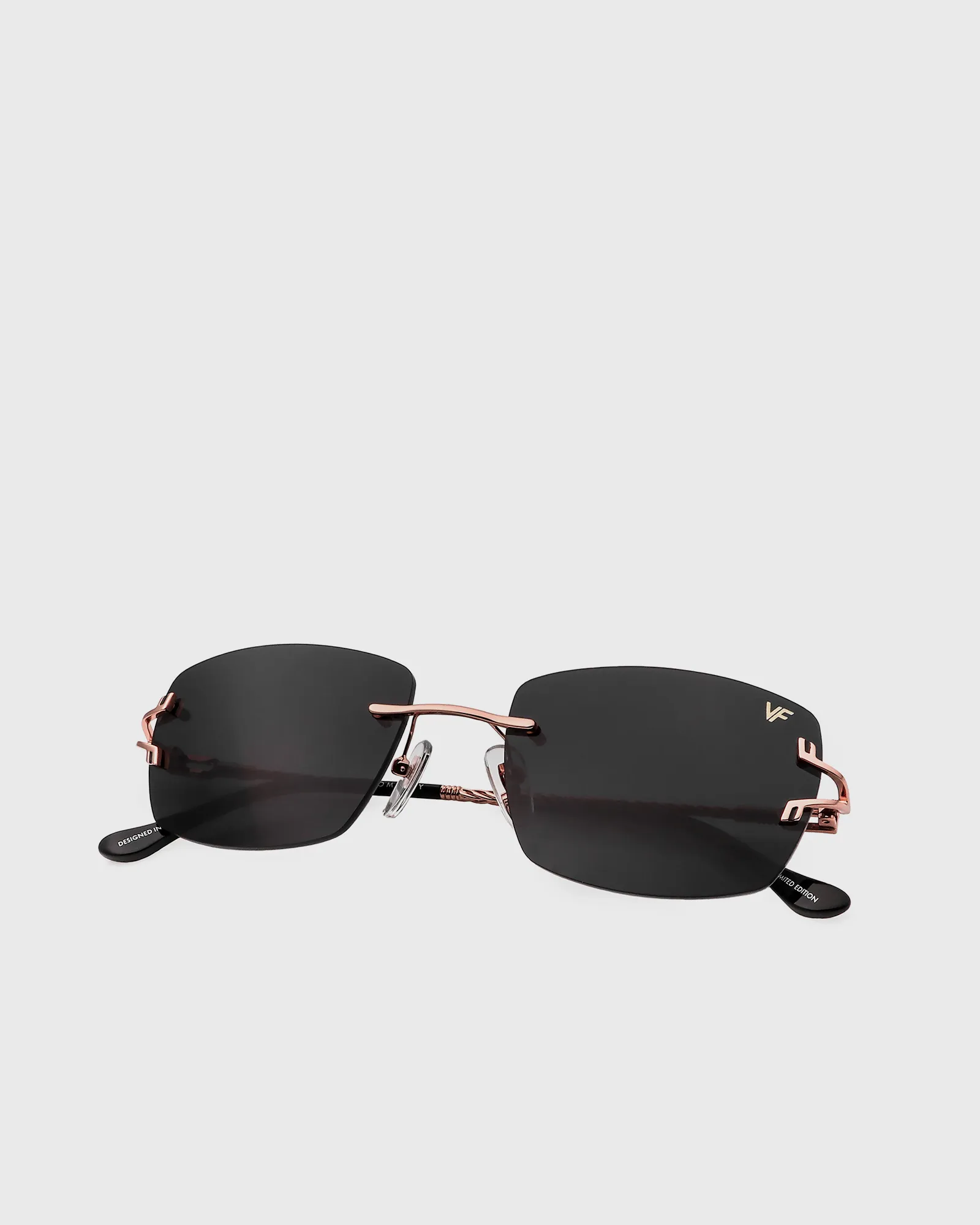 Vintage Frames Bal Harbour Drill Mount 24kt Rose Gold