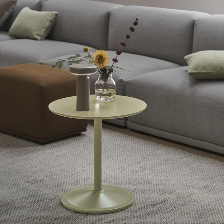 Muuto - Soft Beistelltisch, Ø 41 cm, H 40 cm, grau