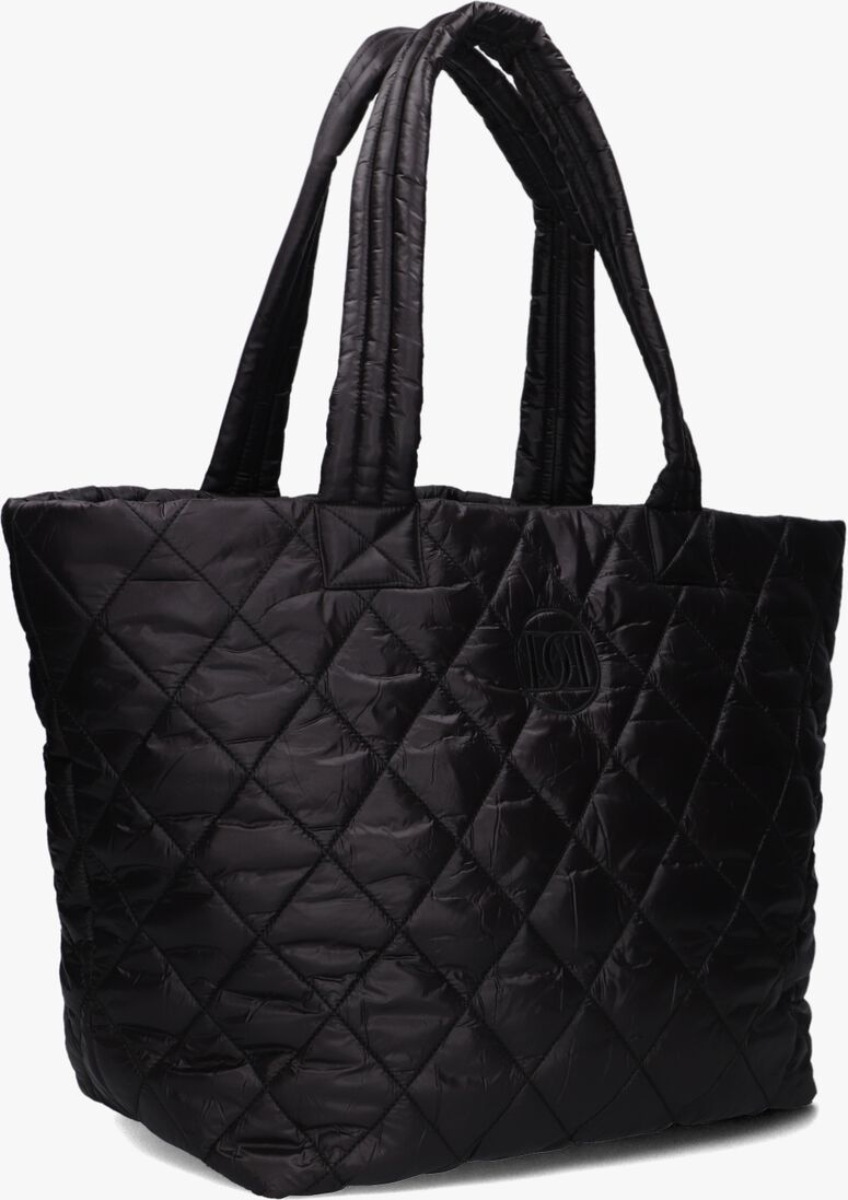 zwarte deblon sports shopper deblon quilted tote bag