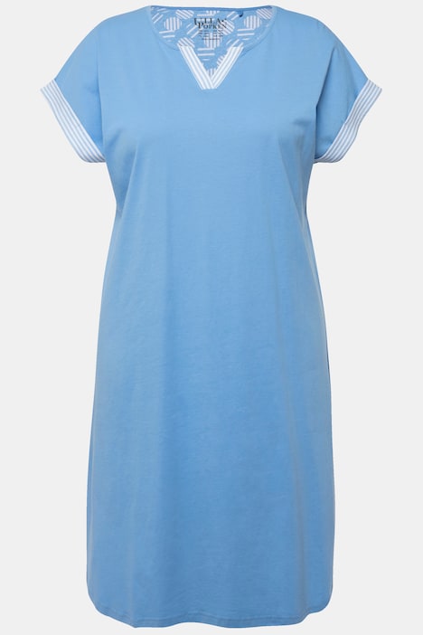 Bigshirts, 2er-Pack, Tunika-Ausschnitt, Halbarm
