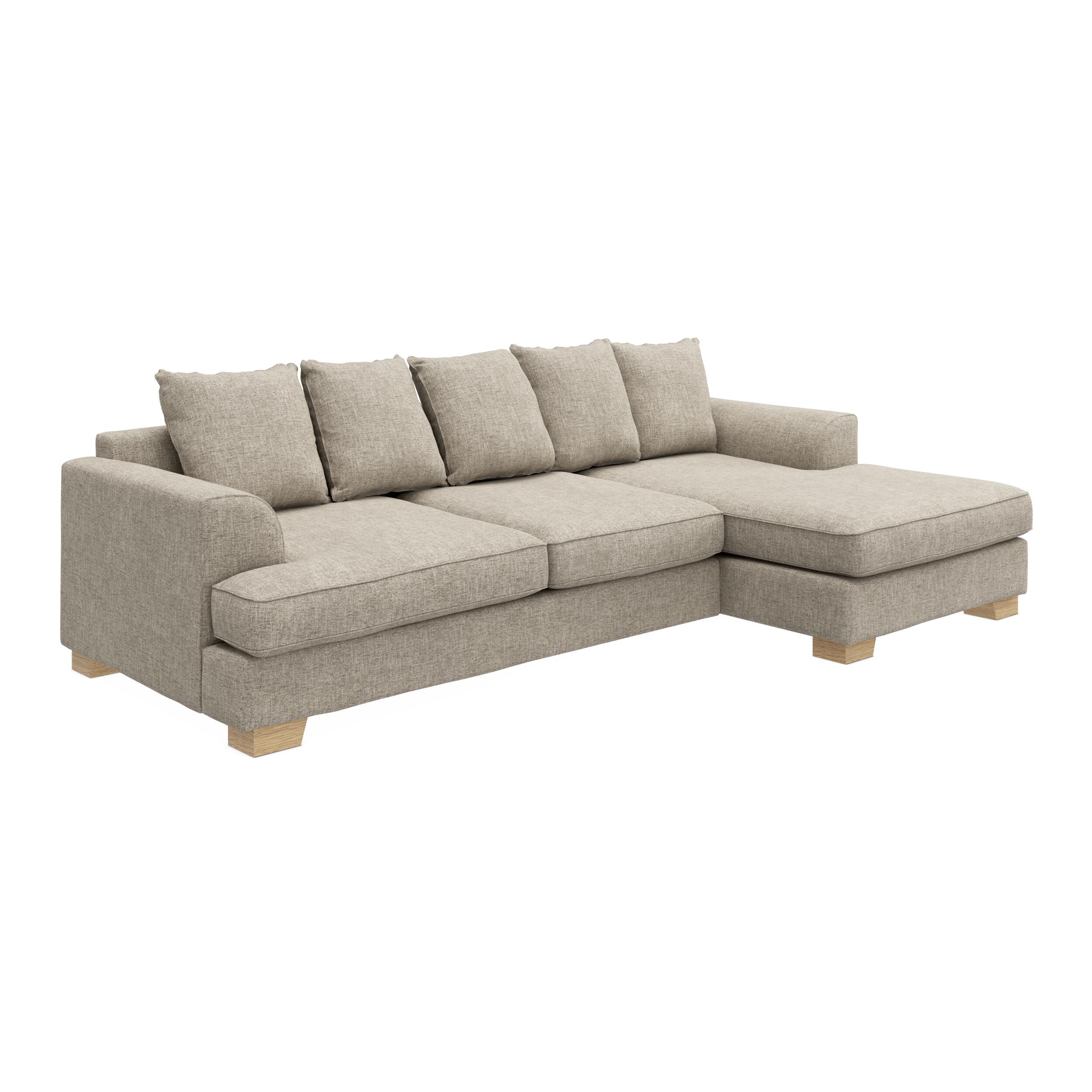 Kingston højrevendt sofa med chaiselong