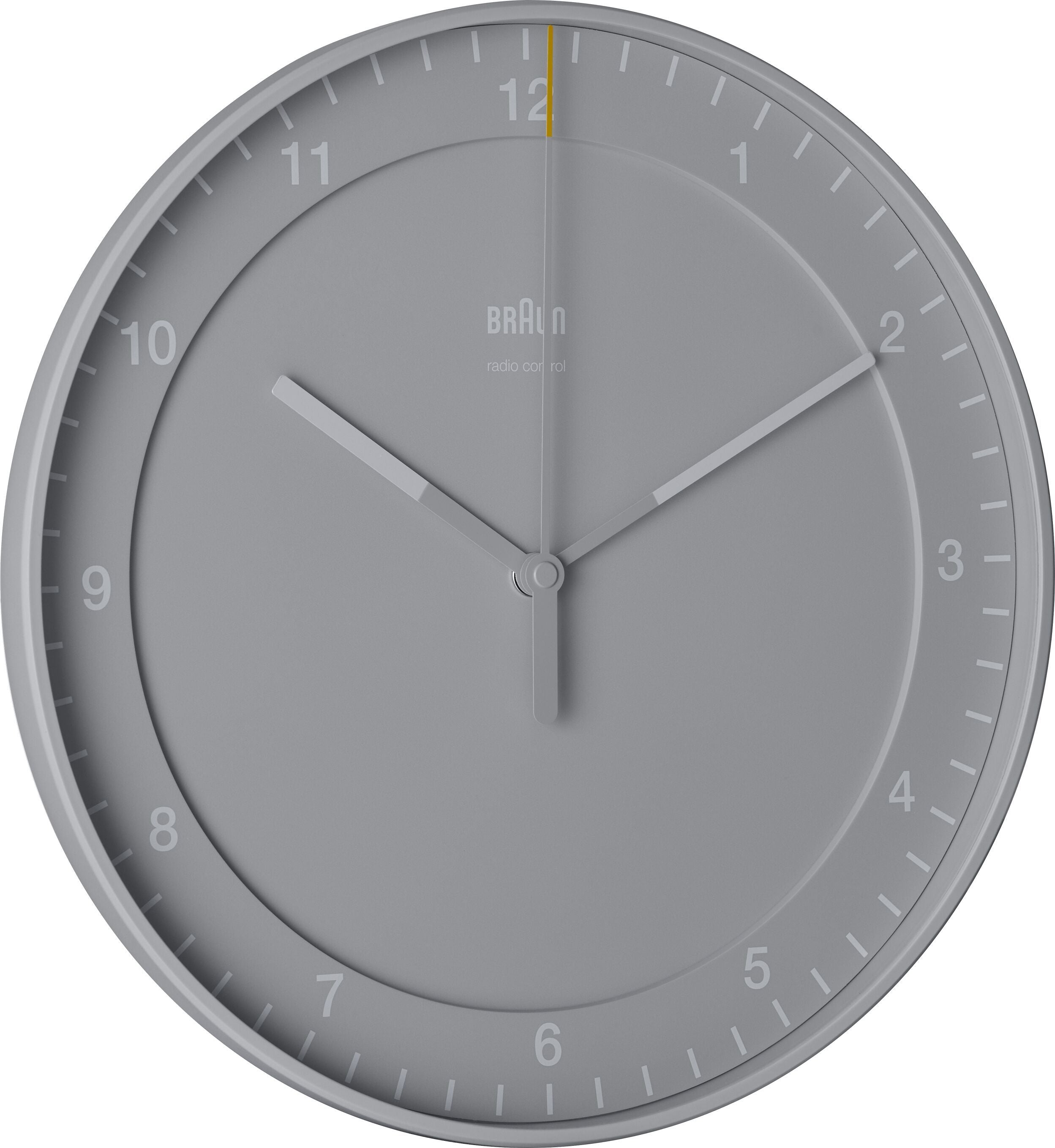 BRAUN Wanduhr - Grau / H: 30.0 cm