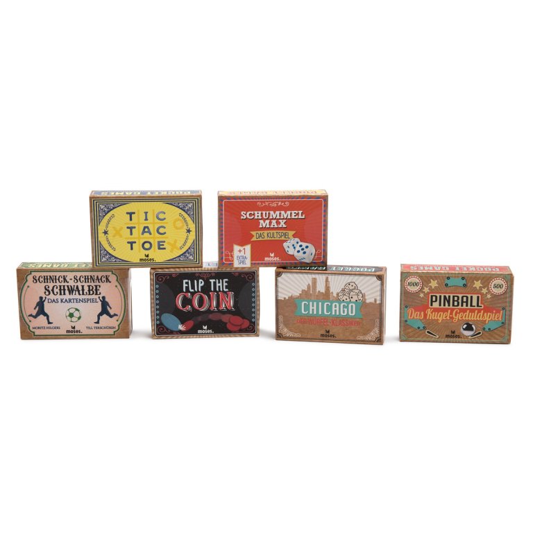 Pocket Games Spiele in der Streichholzschachtel