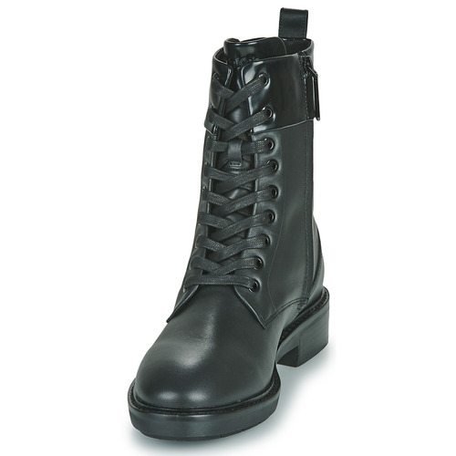 Calvin Klein Jeans - RUBBER SOLE COMBAT BOOT W/HW - Noir