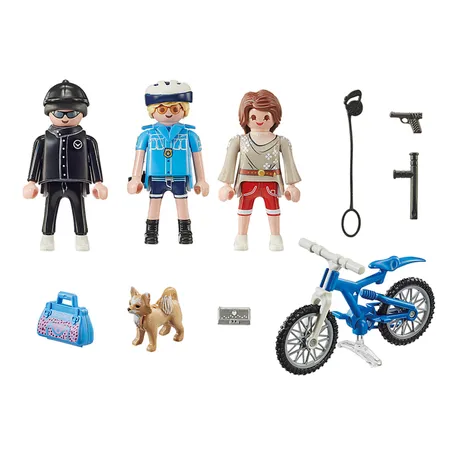 PLAYMOBIL® 70573 Polizei-Fahrrad: Verfolgung des Taschendiebs