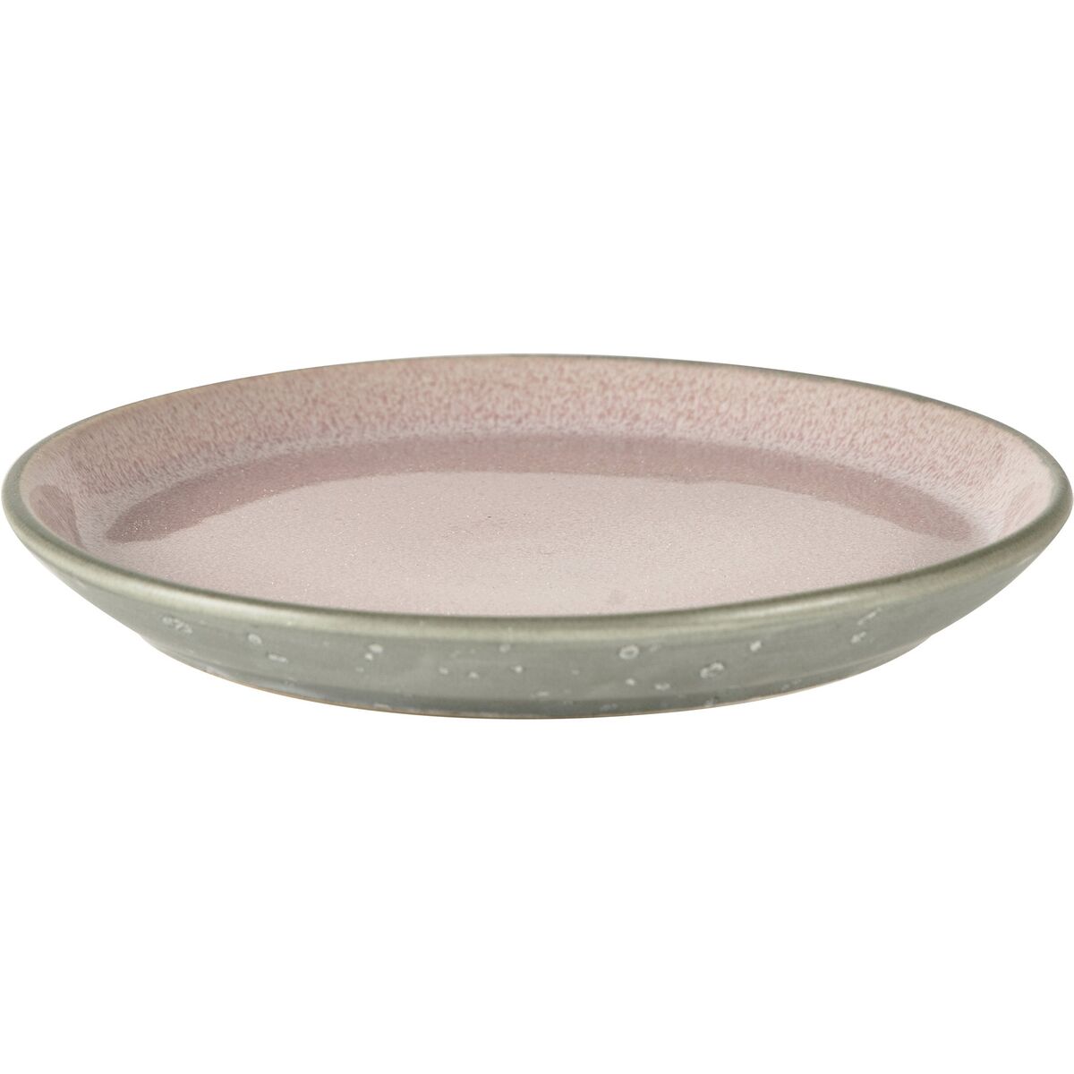 Gastro tallerken 17 cm, lyserosa/grå
