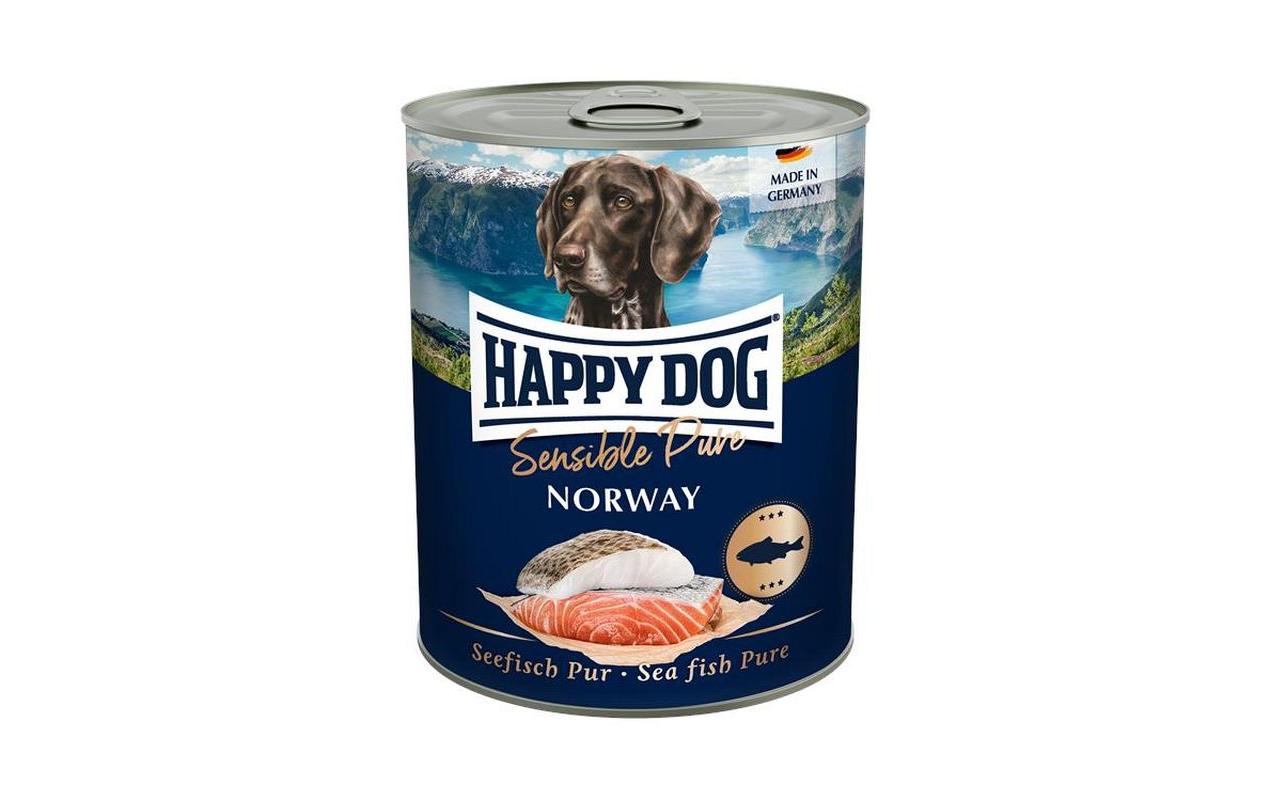 Nassfutter Sensible Pure Norway Seefisch, 800 gAlleinfuttermittel für ausgewachsene Hunde