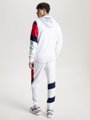 Moletom com capuz e zíper Sport TH Cool com blocos de cores