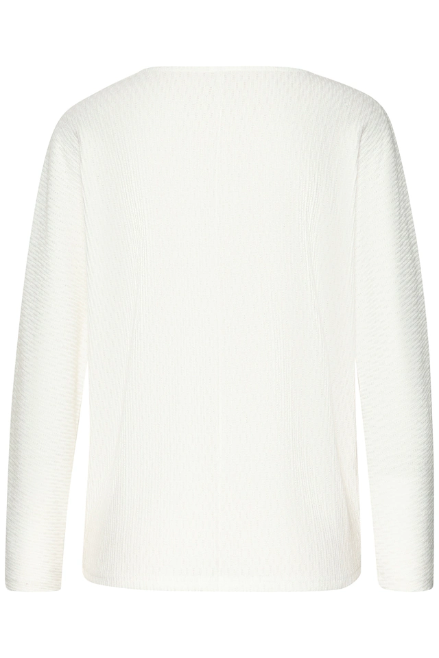 Vivance Langarmshirt »in modischer Struktur-Optik«, aus pflegeleichter Strickqualität mit Viskose