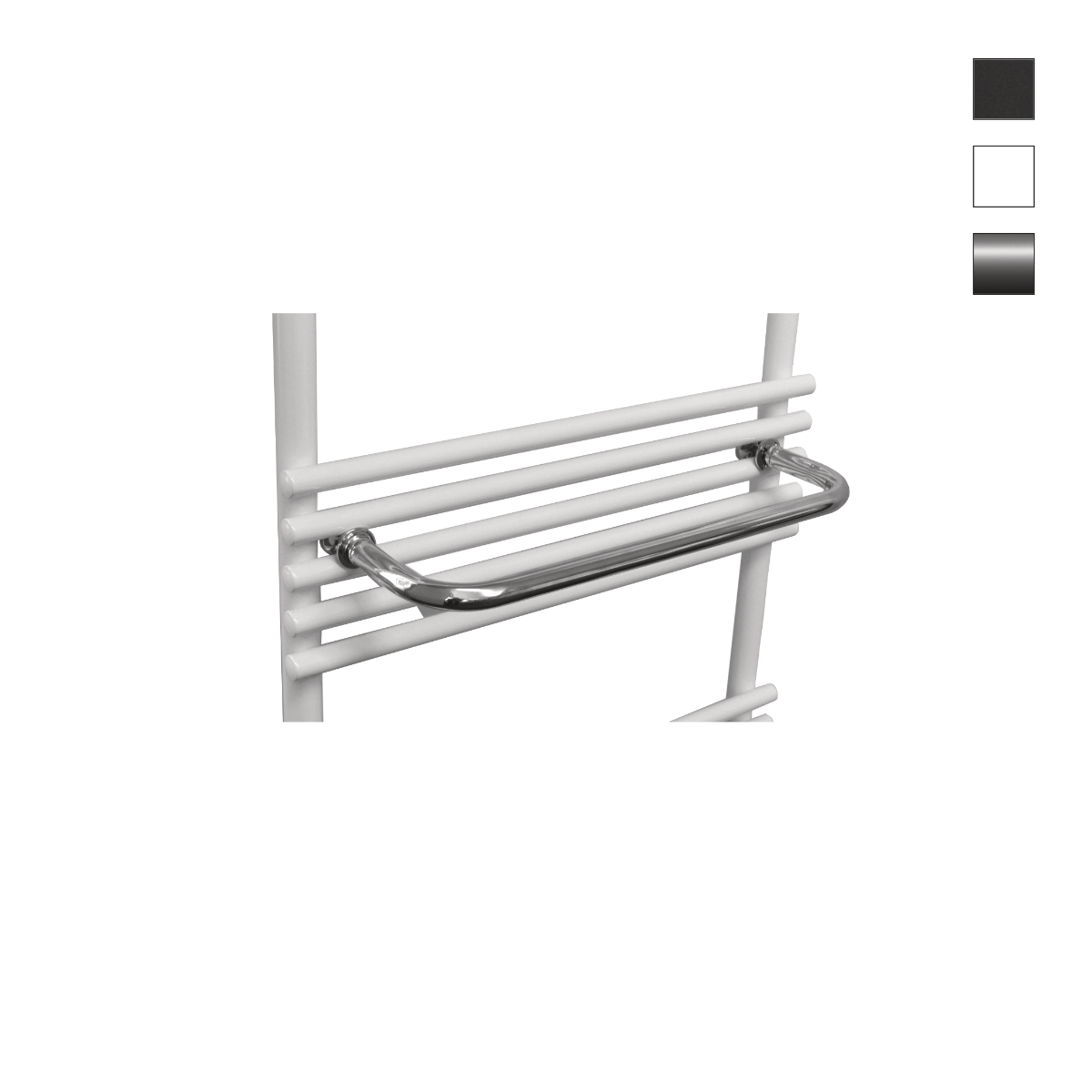 Sanicare handdoekbeugel voor design radiatoren 50cm chroom