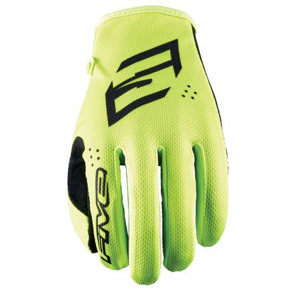 Gants cross Five MXF4 - MONO FLUO YELLOW 2023 - Jaune