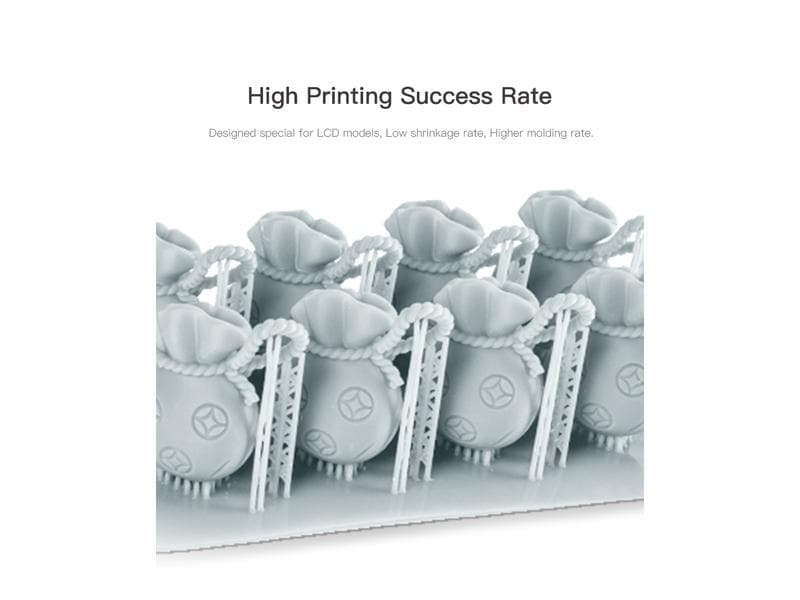 Creality Resin Plus 1 kg, Weiss UV Resin für DLP / SLA 3D Drucker