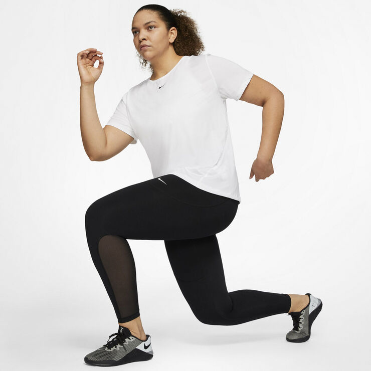 Nike Pro mesh T-shirt Hvid