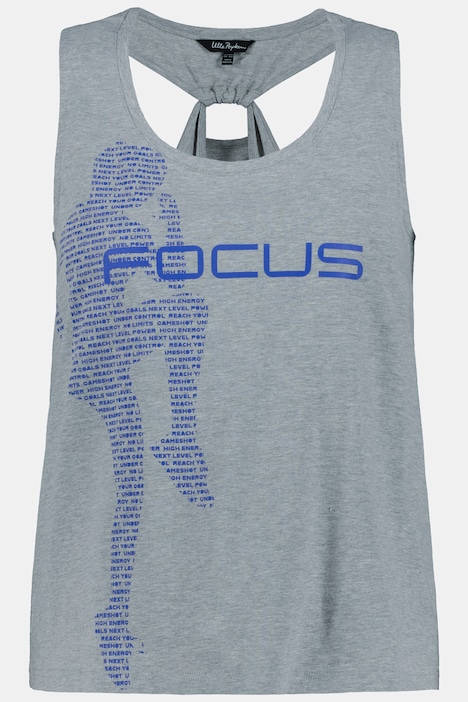 Top, XL-Statement, Rundhals, sportiver Rücken, ärmellos