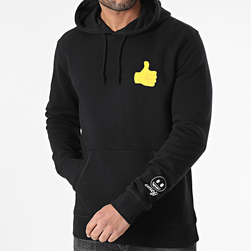 Sweat Capuche Thumbs Up Noir